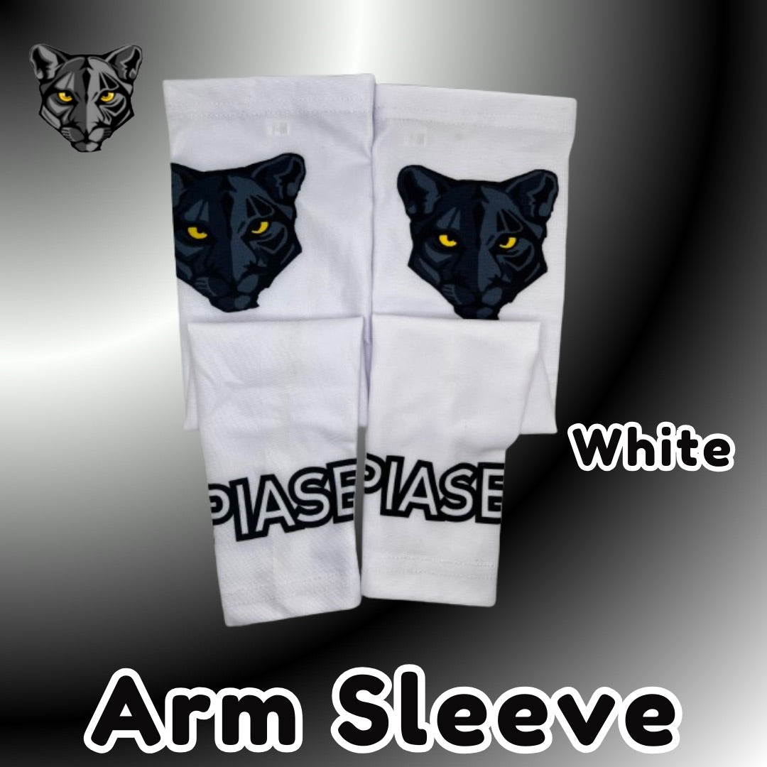 White Compression Arm Sleeves