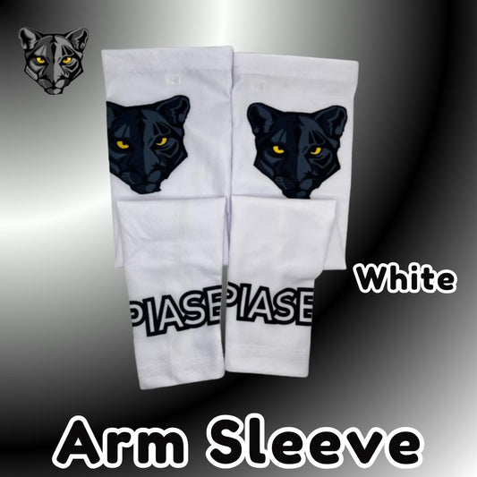 White Compression Arm Sleeves