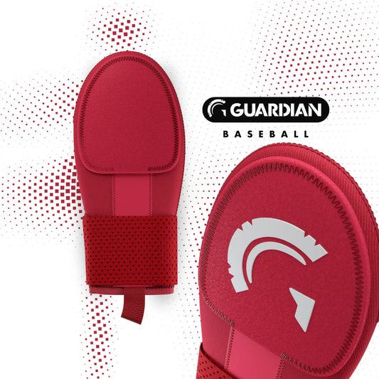 Red Sliding Mitt Guardian Baseball