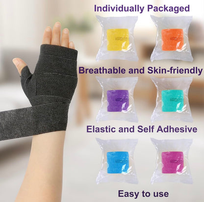 Sports Elastic Self  Adhesive Wrap