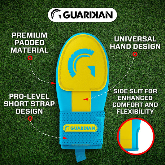 Rich Blue/ Yellow Sliding Mitt Guardian Baseball