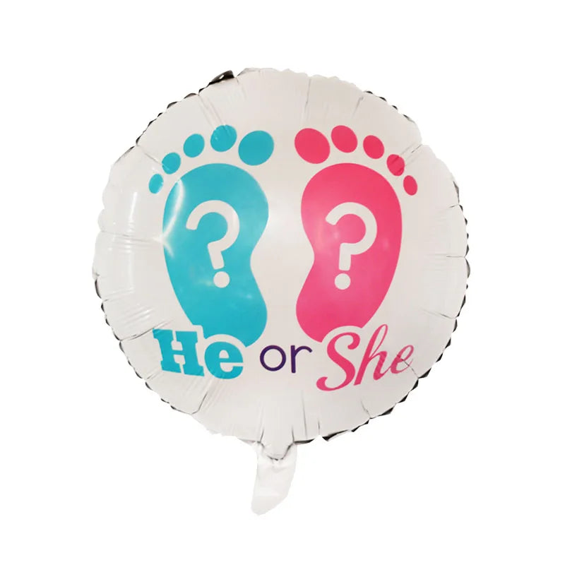 He or She Foil Balloon