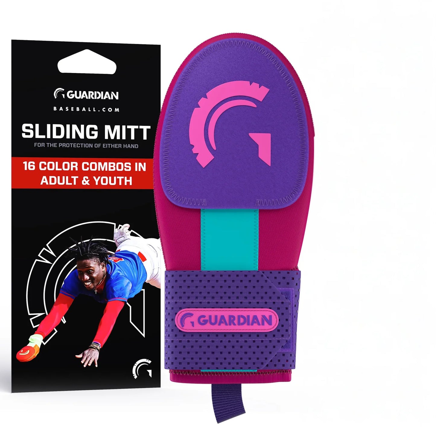 Vice Pink Sliding Mitt Guardian Baseball