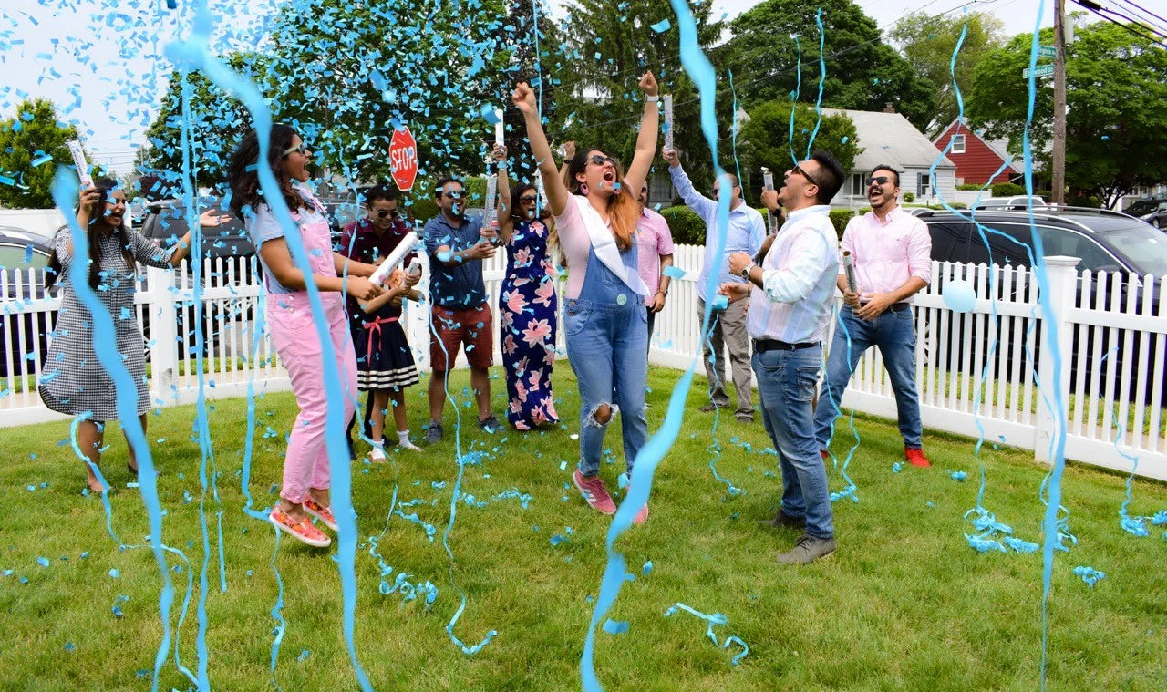 Gender Reveal Confetti & Streamer 18”